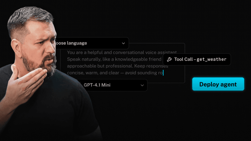 Build an AI voice agent in minutes (no code required)
