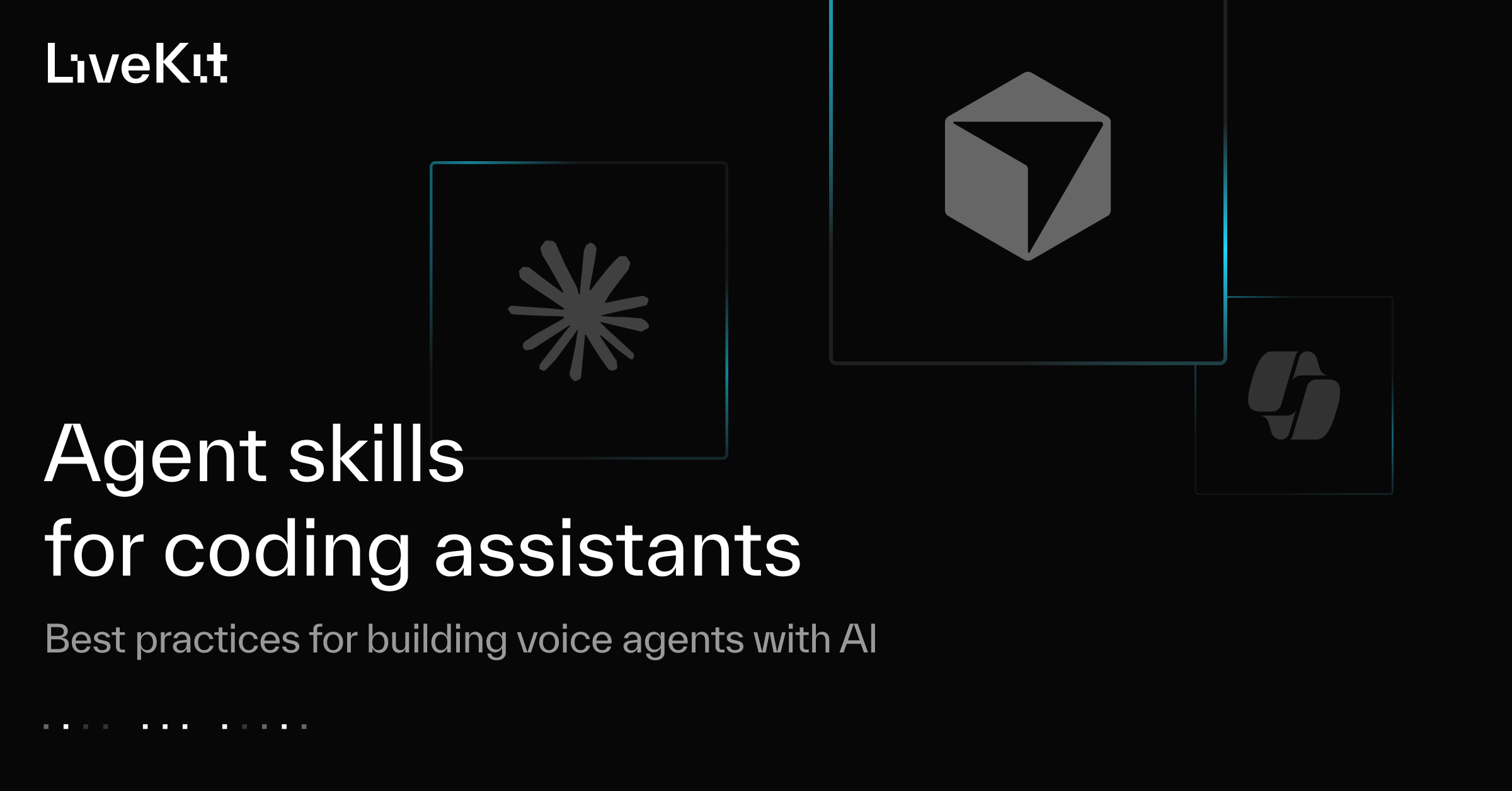 Voice agent skills for coding assistants | LiveKit