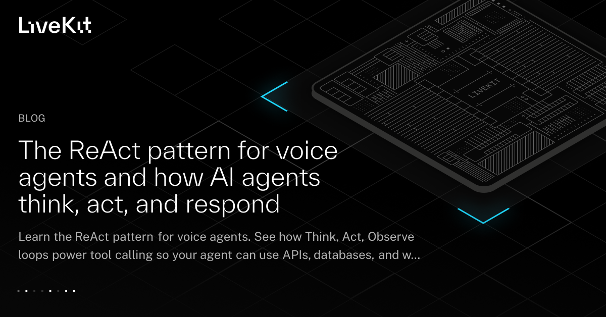 The ReAct Pattern for Voice Agents and How AI Agents Think, Act, and ...